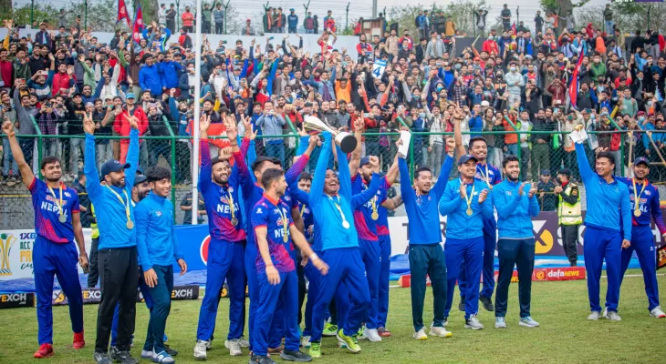 नेपाली राष्ट्रिय क्रिकेट टोलीलाई विराटनगरमा सम्मान गरिने