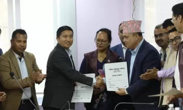 राखेप र कागेश्वरी मनोहरा नगरपालिकाबीच पूर्वाधार निर्माणका लागि सम्झौता