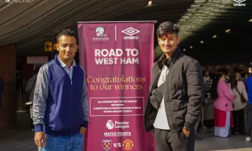 दुई नेपालीले पाए इङलिस प्रिमियर लिगको खेल प्रत्यक्ष हेर्ने अवसर