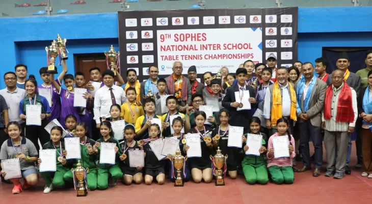 सोफेस टेबलटेनिसमा रितिम र आस्मालाई स्वर्ण