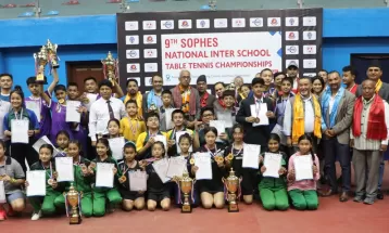 सोफेस टेबलटेनिसमा रितिम र आस्मालाई स्वर्ण