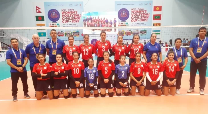 Nepal secure third place in CAVA Women's Volleyball