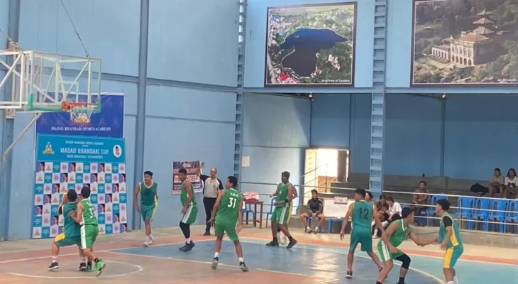 खुला बास्केटबलमा ललितपुर हाइ सफल