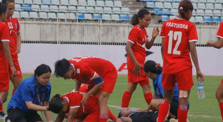 एसियन कप छनोटमा नेपाल चीनसँग पराजित