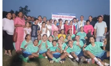 प्रदेशस्तरीय महिला फुटबलको उपाधि नवलपुरलाई