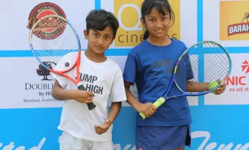 राइजिङ स्टार खुला टेनिस : जिवस र जीवाश्रीलाई स्वर्ण