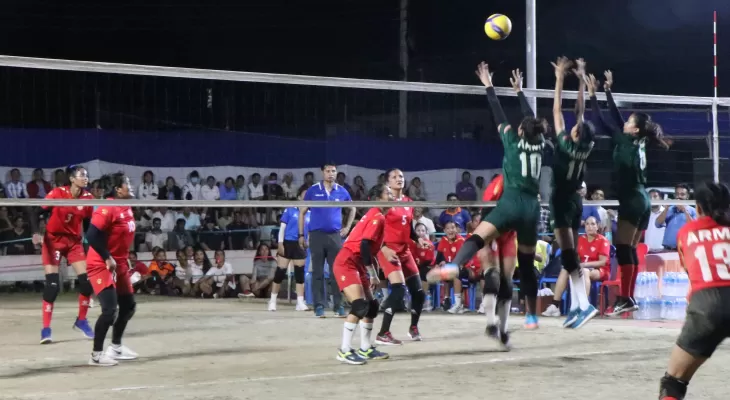 राष्ट्रिय महिला भलिबलमा नेपाल पुलिस र एपीएफको बिजयी सुरुवात