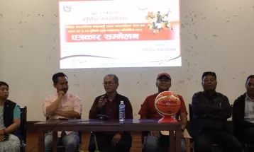 राष्ट्रव्यापी अन्तर नगरपालिका यु–१८ बास्केटबल हुने