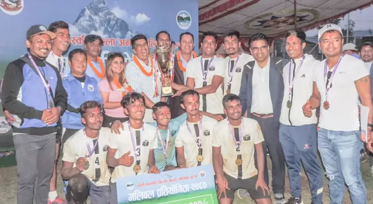 अन्तरपालिका भलिबलको उपाधि अन्नपूर्णलाई