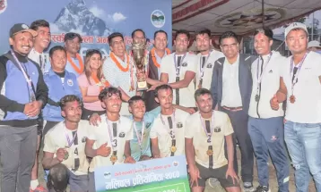 अन्तरपालिका भलिबलको उपाधि अन्नपूर्णलाई