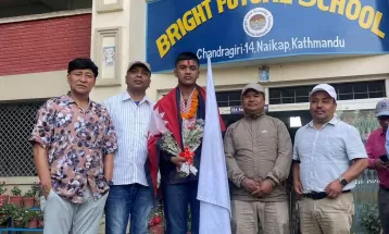 वर्ल्ड स्कुल तेक्वान्दो च्याम्पियनसिपमा सहभागी हुन उज्जवल मेक्सिको प्रस्थान