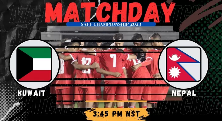साफ च्याम्पियनसिप : नेपाल र कुवेत भिडदैँ