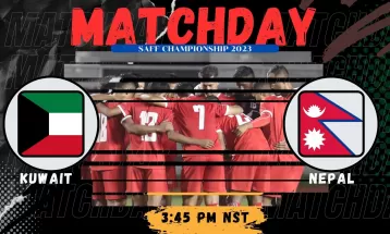 साफ च्याम्पियनसिप : नेपाल र कुवेत भिडदैँ