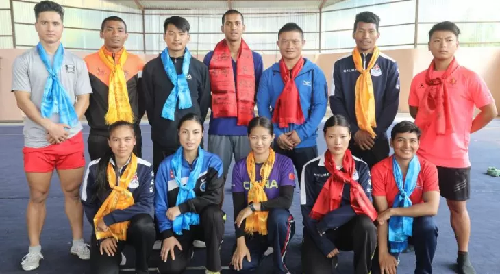 एसियाली खेलकुदमा छनोट भएका उसु खेलाडीलाई बधाई