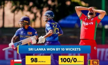 Sri Lanka wins by 10 wickets in the ICC World Cup qualifier