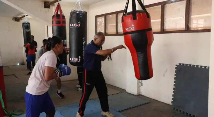 बक्सिङ र एथलेटिक्सको तयारी निरीक्षण