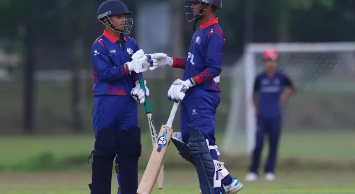 नेपालले थाइल्यान्डलाई २ सय २५ रनले हरायो