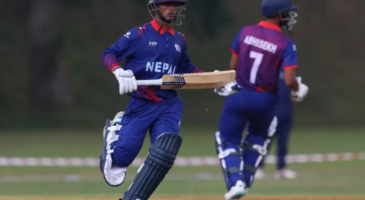 नेपालले थाइल्यान्डलाई २ सय २५ रनले हरायो