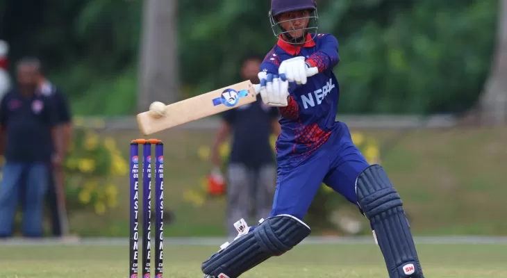 नेपालले थाइल्यान्डलाई २ सय २५ रनले हरायो