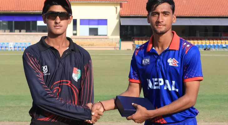 एसिसी यु १६ क्रिकेट : सिङापुरलाई हराउदै नेपाल फाइनलमा