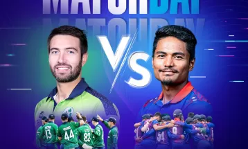 आयरल्यान्डविरुद्ध नेपालको सय रन पुरा