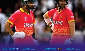 जिम्बाब्बे एकदिवसीय विश्वकपबाट बाहिरियो