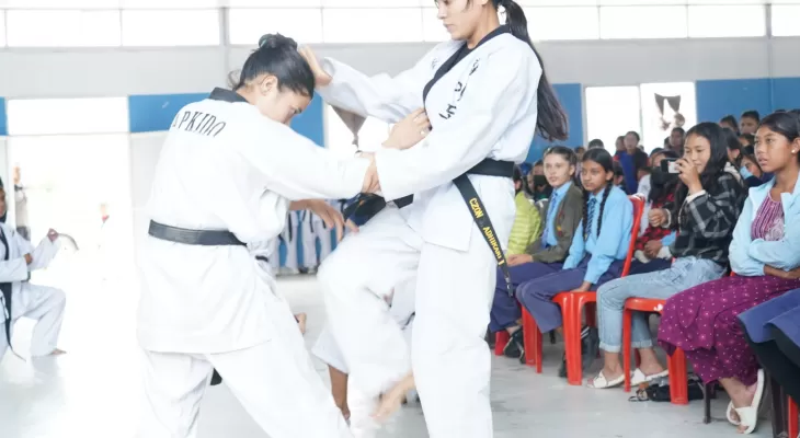 हाप्किडो संघको महिला सहभागिता अभिवृद्धि तथा आत्मरक्षा तालिम सम्पन्न