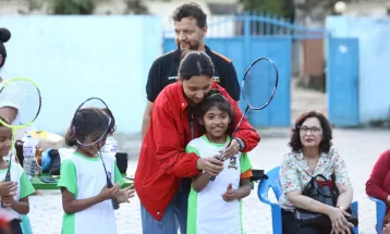 केबीएले मनायो बाल मन्दिरमा ब्याडमिन्टन दिवस