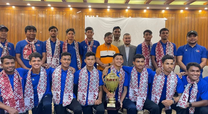 एसिसी यू–१६ पूर्वी क्षेत्रिय कप वितेजा टोलीलाई जनही ५० हजार पुरस्कार दिने क्यानको घोषणा