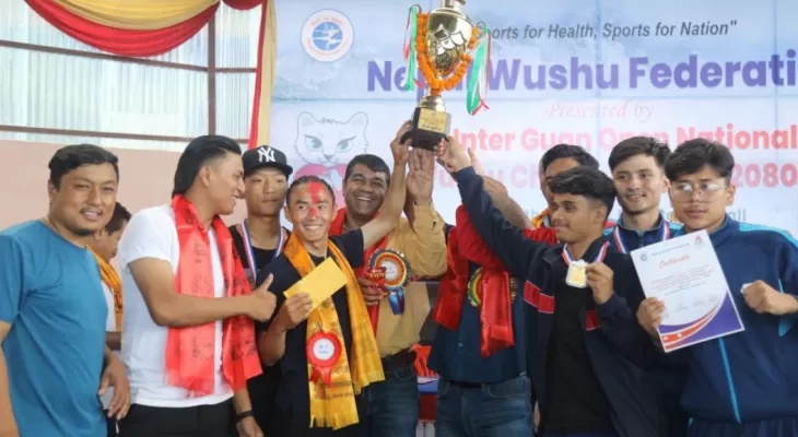 राष्ट्रिय उसु प्रतियोगितामा शिअ टिम च्याम्पियन