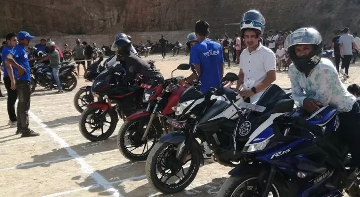 रामेछापमा ‘स्लो बाइक रेस’ प्रतियोगिता सम्पन्न