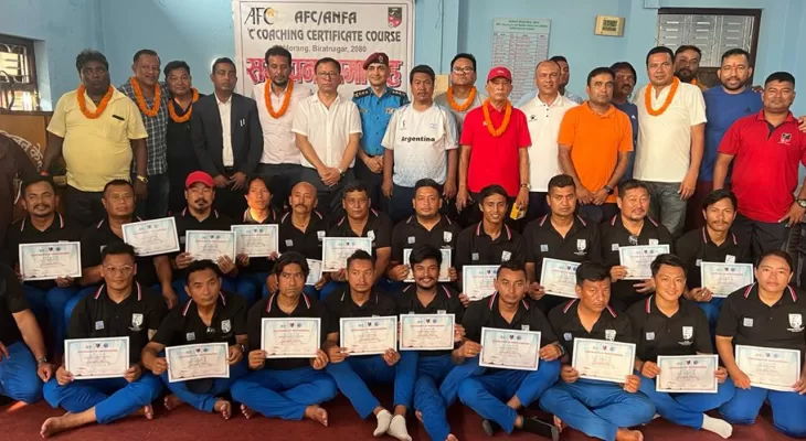 The AFC C Coaching Certificate Course has been concluded