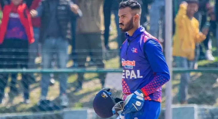 इमर्जिङ टिम्स एसिया कप : नेपालको दोस्रो विकेट पतन