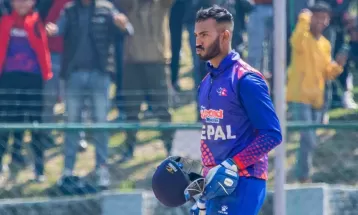 इमर्जिङ टिम्स एसिया कप : नेपालको दोस्रो विकेट पतन