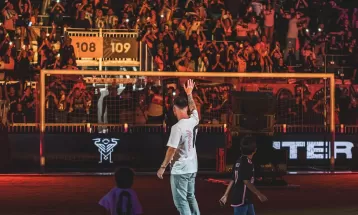 इन्टर मियामीमा मेस्सीलाई भव्य स्वागत