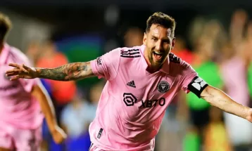 मियामीको डेब्यु खेलमै मेस्सीले गरे गोल