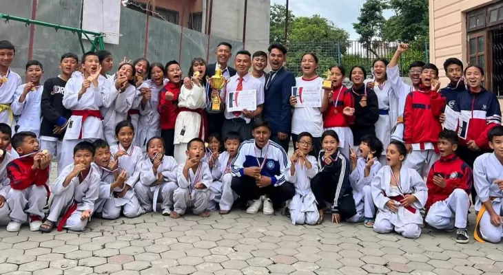 Young Hearts awarded the Sun Shine Cup Karate title