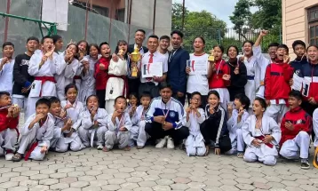Young Hearts awarded the Sun Shine Cup Karate title