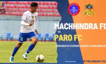Machhindra will compete against Paro FC