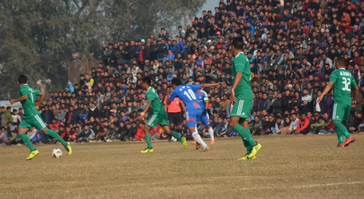 लगानी अभावमा खुम्चिएको मोफसलको फुटबल