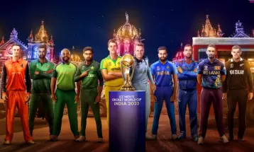 ओडीआई विश्वकप २०२३ को पोस्टर सार्वजनिक