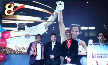 दीपक र सुष्मालाई हाम्रो खेलकुद वर्ष उत्कृष्ट खेलाडी अवार्ड