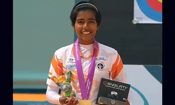 Aditi Swami wins the individual World Title at the World Archery Championships