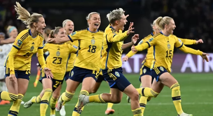 स्विडेन महिला विश्वकप फुटबलको क्वार्टरफाइनलमा