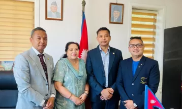 कोरियामा तेक्वान्दोकर्मी सम्मानित