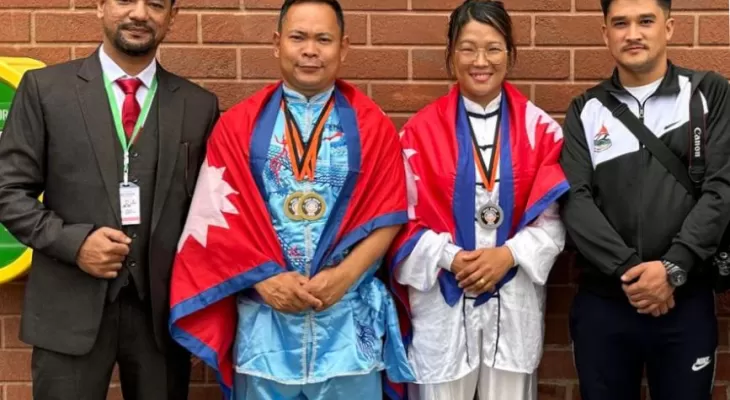 युकेमा उद्धव र गुनालाई पदक