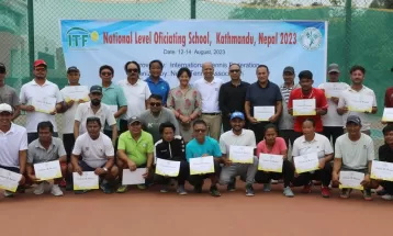 नेसनल प्लेस टेनिस कोर्स सुरु