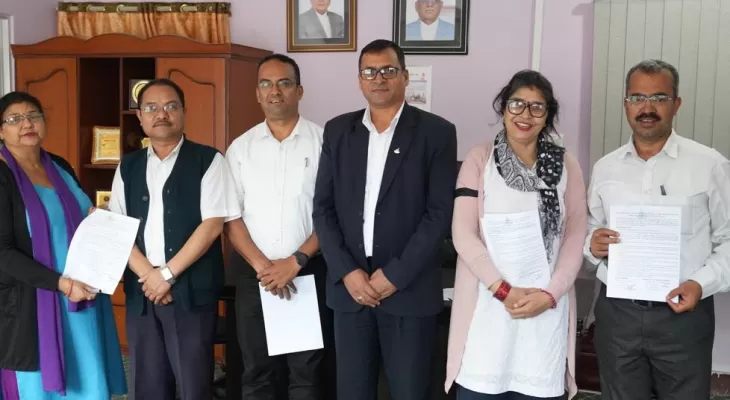 राखेपअन्तर्गत विभिन्न शाखाका प्रमुखबीच कार्य सम्पादन सम्झौता