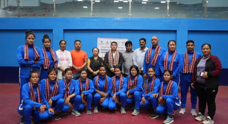 कबड्डी टोली विशेष प्रशिक्षणका लागि आज भारत जाँदै