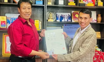 तेक्वान्दो प्रशिक्षक कविराज नेगीलाई छैटौं डान